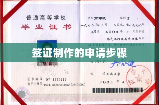 湟源签证制作的申请步骤
